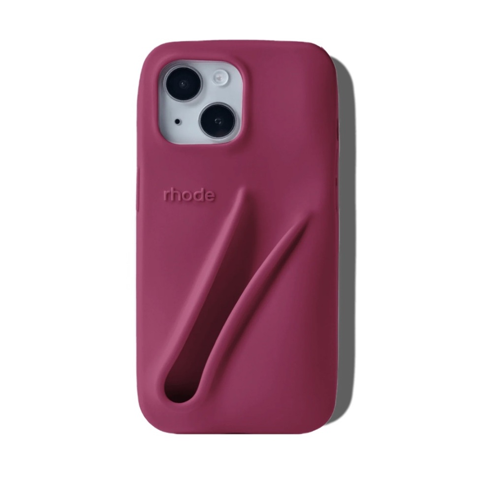 Rhode raspberry jelly iphone 15 case